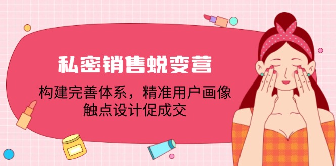 （12436期）私密销售蜕变营：构建完善体系，精准用户画像，触点设计促成交-创博项目库