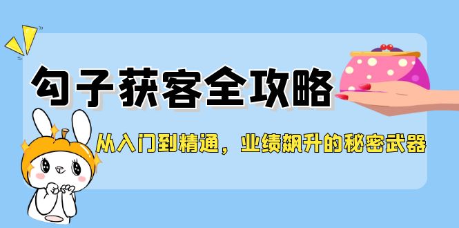 （12247期）从入门到精通，勾子获客全攻略，业绩飙升的秘密武器-创博项目库