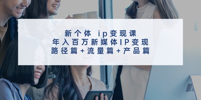 （11971期）新个体 ip变现课，年入百万新媒体IP变现，路径篇+流量篇+产品篇-创博项目库