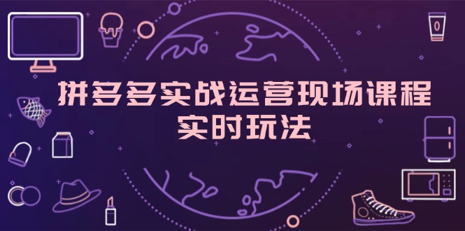 （11759期）拼多多实战运营现场课程，实时玩法，爆款打造，选品、规则解析-创博项目库