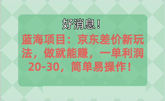 （10989期）越早知道越能赚到钱的蓝海项目：京东大平台操作，一单利润20-30，简单…-创博项目库