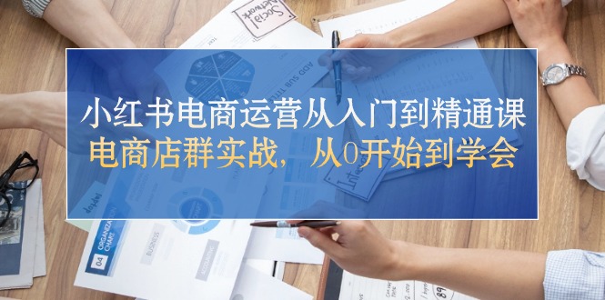 （10937期）小红书电商运营从入门到精通课，电商店群实战，从0开始到学会-创博项目库