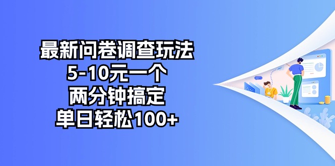 （10606期）最新问卷调查玩法，5-10元一个，两分钟搞定，单日轻松100+-创博项目库