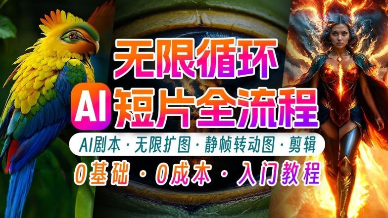 AI剪辑无限循环画面：新手轻松月入上万的秘技【揭秘】-创博项目库