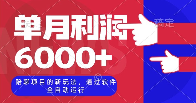 陪聊项目的新玩法，通过软件全自动运行，单月利润6000+【揭秘】-创博项目库