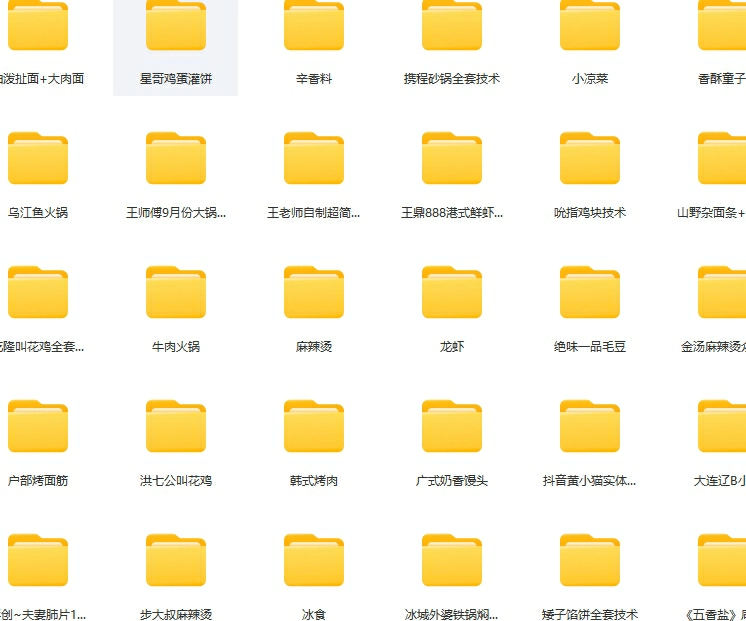 图片[3]-（z1028）55GB 的小吃配方，用来做私域 当资料出售嘎嘎好用，做个美食号，卖资料-创博项目库